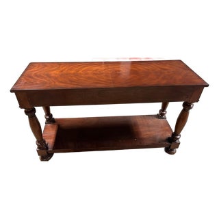 Mid 20th Century William IV/Empire Style Console Hall Table For Sale