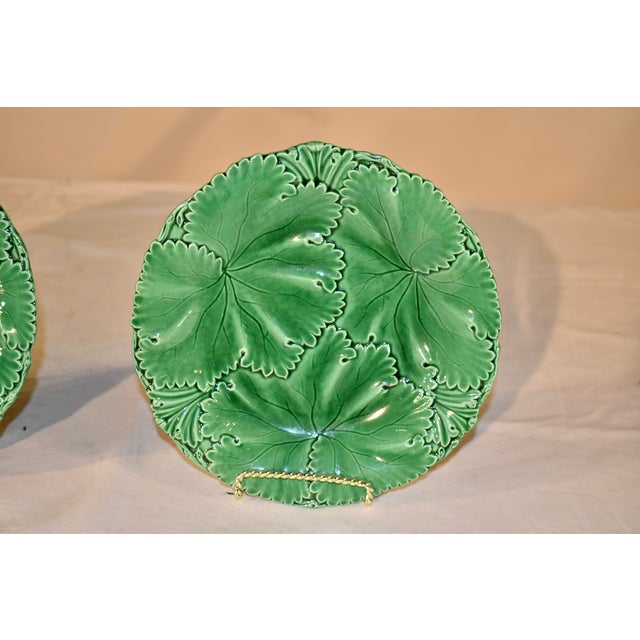 Copeland & Garrett 19th Century Pair of Copeland & Garrett Majolica Plates For Sale - Image 4 of 10