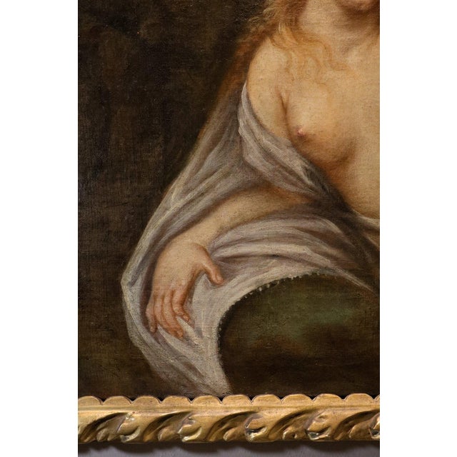 Federico Cervelli, Venus with Three Putti, Nude, 1680, Oil on Canvas For Sale - Image 7 of 14