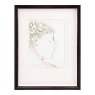 Ai-Wen Wu Kratz "Charlotte" Crayon on Paper For Sale