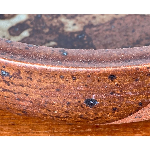 Mid-Century Modern Danish Studio Pottery Bowl from Visby, Denmark, 1960s For Sale - Image 13 of 16