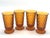 Vintage Indiana Whitehall Colony Cubist Pitcher and matching set of four glasses! This brings a touch of classic mid-...