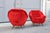 1950s Armchairs in Red Velvet from Framar, 1950s, Set of 2 For Sale - Image 5 of 15