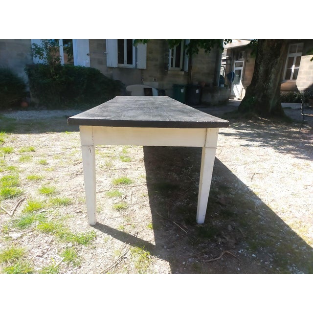 Large Antique Wood Table For Sale - Image 5 of 8