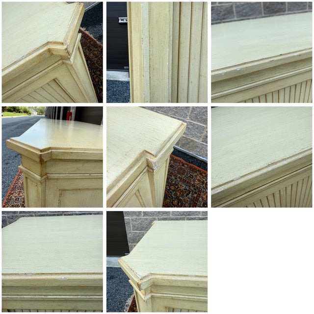 Vintage Baker Furniture Neoclassical Tambour Door Media Credenza in Toupe For Sale - Image 17 of 17