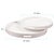 Contemporary White Lacquer Round Wood Tray Set For Sale - Image 3 of 11