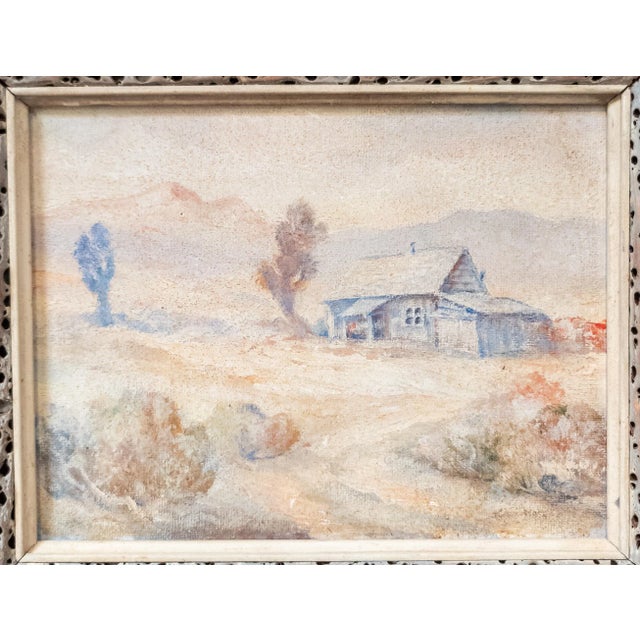 We are selling this attractive Fauvist or Impressionist style landscape painting. This painting is executed in oil on...