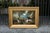 An English oil on canvas painting by Edward Armfield from the 19th century depicting three Spaniel dogs flushing a...