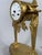 Traditional Empire Portico Clock with Egyptian Motifs in Gilt Bronze, 1800 For Sale - Image 3 of 8