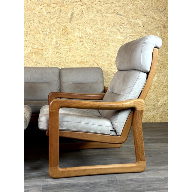 Vintage Teak Three-Seater Sofa and Easy Chairs from Möbelfabrik Holstebro, 1960s, Set of 3 For Sale - Image 9 of 18