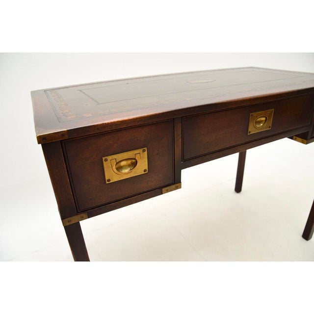 Military Campaign Desk, 1930s For Sale - Image 9 of 11