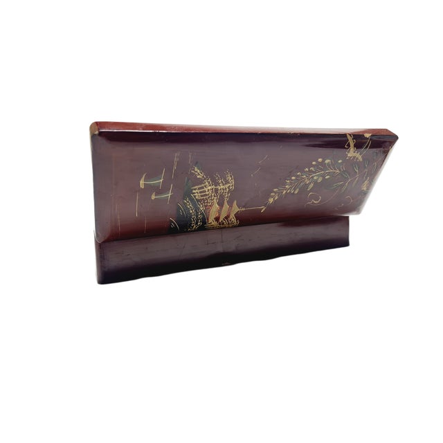 Purple Japanese Lacquerware Box, 1950s For Sale - Image 8 of 12