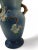 Art Nouveau Early 20th Century Blue Roseville Pottery Apple Blossom Vase For Sale - Image 3 of 11