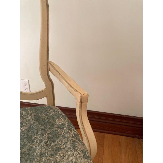 Country French Hand - Painted Accent Chair For Sale - Image 9 of 12