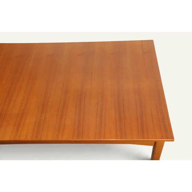 Extendable Rectangular Teak Dining Table, 1960s For Sale - Image 9 of 18