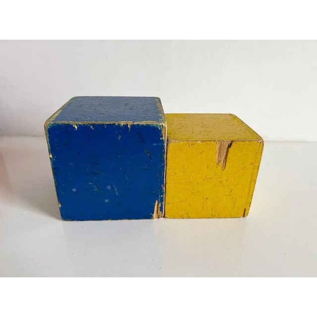 1930s Stacking Cubes by Ko Verzuu for Ado, 1930s, Set of 7 For Sale - Image 5 of 11