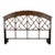 Fretwork Rattan King Headboard For Sale