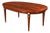 Antique French Louis XVI Mahogany Oval Dining Table For Sale