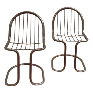 Set of Rinaldi Chairs, 1970s For Sale