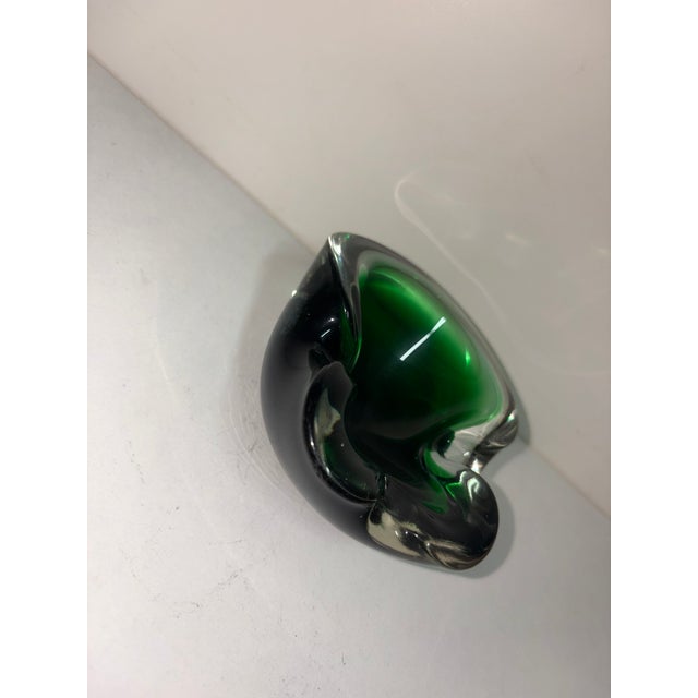 Glass Sommerso Murano Glass Ashtray, 1950 For Sale - Image 7 of 7