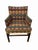 Dunbar Furniture Vintage Dunbar Style Geometric Upholstered Dining Chairs - Set of 6 For Sale - Image 4 of 9