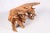 Contemporary Naturel Teak Root Console Table, 55" Long Light Brown For Sale - Image 3 of 6