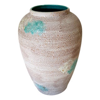 Lava Ceramic Floor Vase, West Germany, 1960s For Sale