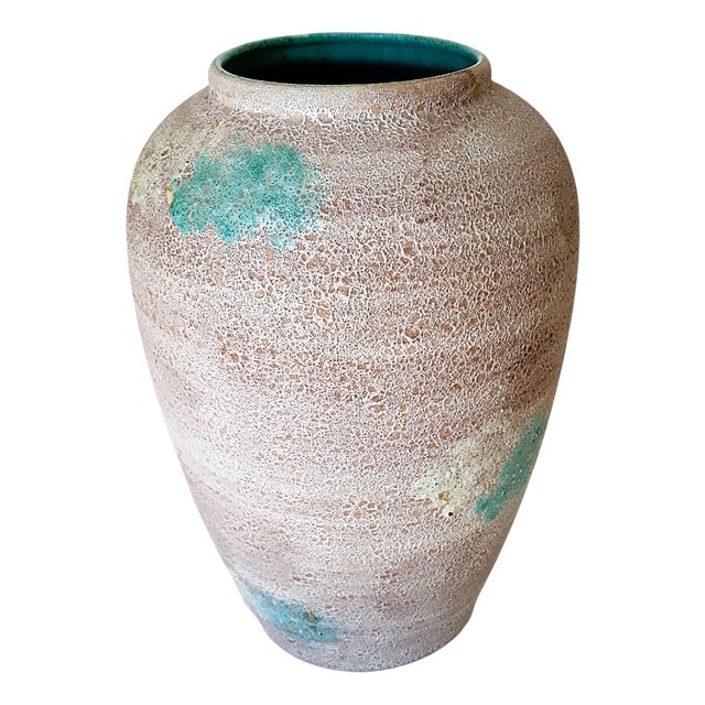 Lava Ceramic Floor Vase, West Germany, 1960s For Sale