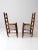 Antique Splint Weave Seat Chairs Pair For Sale - Image 11 of 13