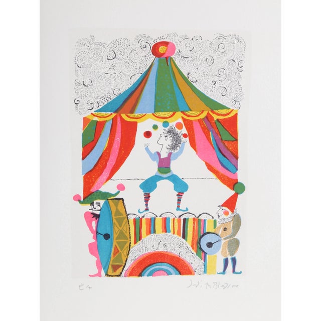 Contemporary Juggler With Band From a Little Circus, Judith Bledsoe For Sale - Image 3 of 3