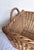 Vintage 1940s European Woven Wicker Rectangular Market Basket For Sale In Dallas - Image 6 of 12