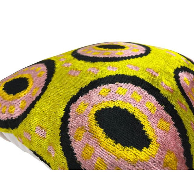 Large Silk Cushion Cover with Eye Design, 2000s For Sale - Image 3 of 11
