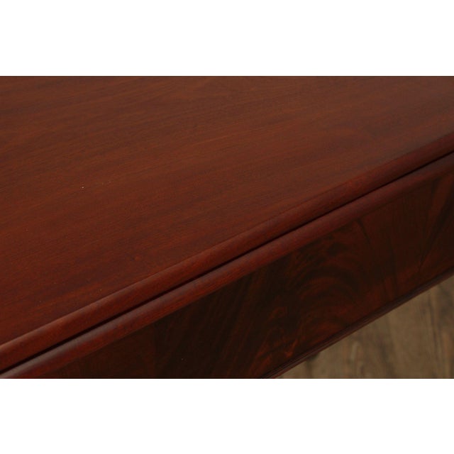 Wood Antique American Empire Mahogany Flip-Top Games Table For Sale - Image 7 of 12