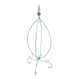 1990s Vintage Boho Chic Hanging Planter Frame Rack Stand. For Sale