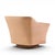 Edward Wormley for Dunbar Style Mid Century Walnut Swivel Lounge Chairs - Pair For Sale - Image 10 of 12