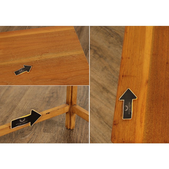 Brown Dunbar Edward Wormley Mid-Century Modern Walnut Nesting Tables For Sale - Image 8 of 12