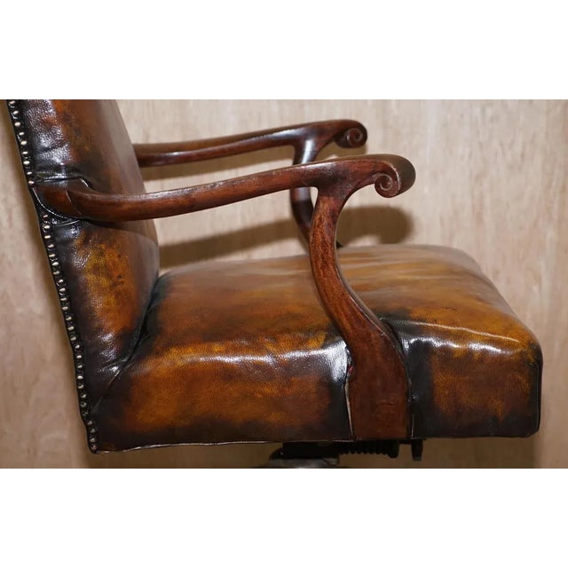 Captain's Chair from Maple & Co., 1880s For Sale - Image 15 of 18