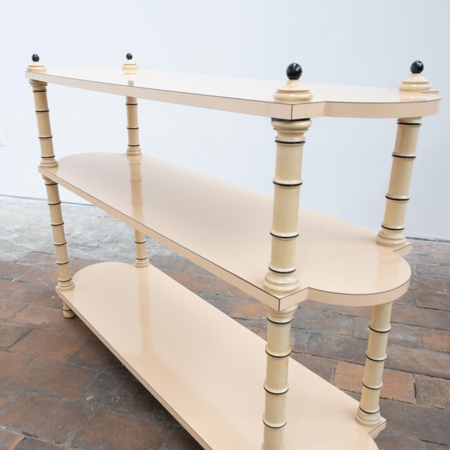 Wood Vintage Display Console, 1970s For Sale - Image 7 of 10