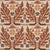 Traditional Schumacher Ayla Embroidery Fabric In Spice For Sale - Image 3 of 5