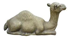 Hollywood Regency Brass Camel Statue