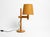 Beautiful original 1960s table lamp made of oak. the original shade is steplessly height-adjustable. the manufacturer is...