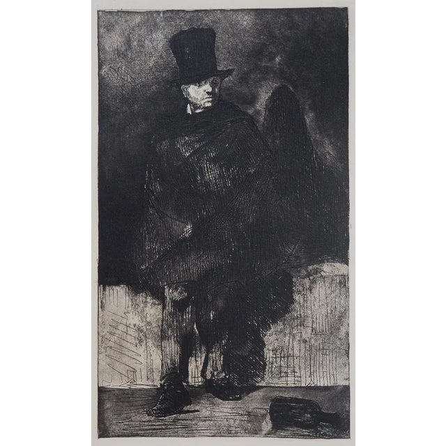 Edouard Manet, The Absinthe Drinker. 1860, Original Engraving For Sale - Image 4 of 9