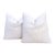 Marble Scroll, Pair of Appliqué Pillow Covers For Sale