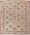 1900s Antique Hand Knotted Agra Rug- 9′9″ × 13′2″ For Sale