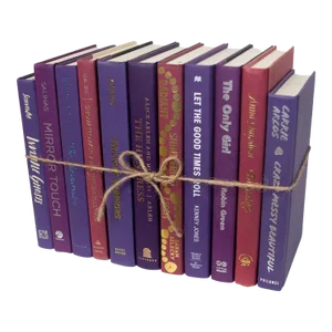 Decorative Books - Berry Book Bundle - 1 Foot of Purple Books