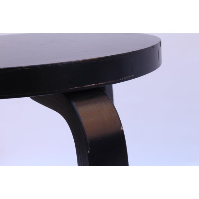 Wood Black Model 60 Stools by Alvar Aalto for Artek, 2015, Set of 6 For Sale - Image 7 of 18