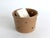 Vintage French glazed terracotta faisselle or cheese mold originally used for making fresh cheese is repurposed for...