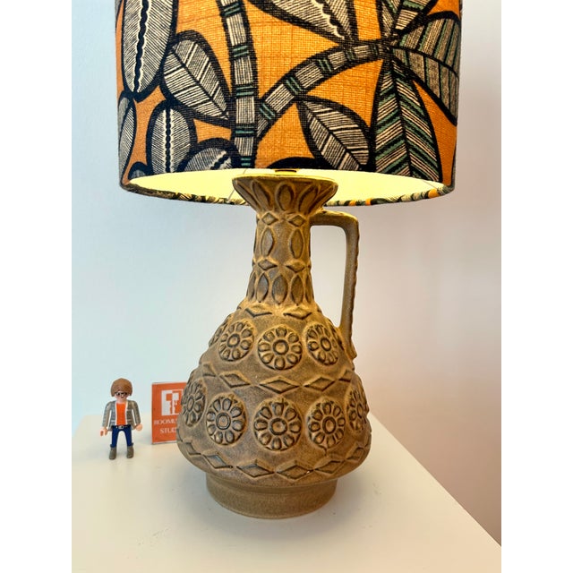 Brutalist Medium-Sized Table Lamp by Bodo Mans for Bay Keramik, 1960s For Sale - Image 3 of 9