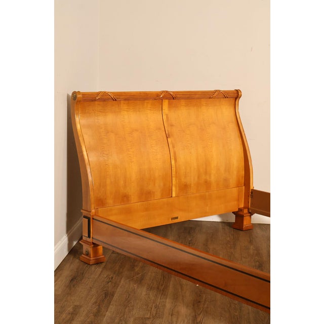 Wood Thomasville Grand Classics Collection Empire Style Queen Sleigh Bed For Sale - Image 7 of 18