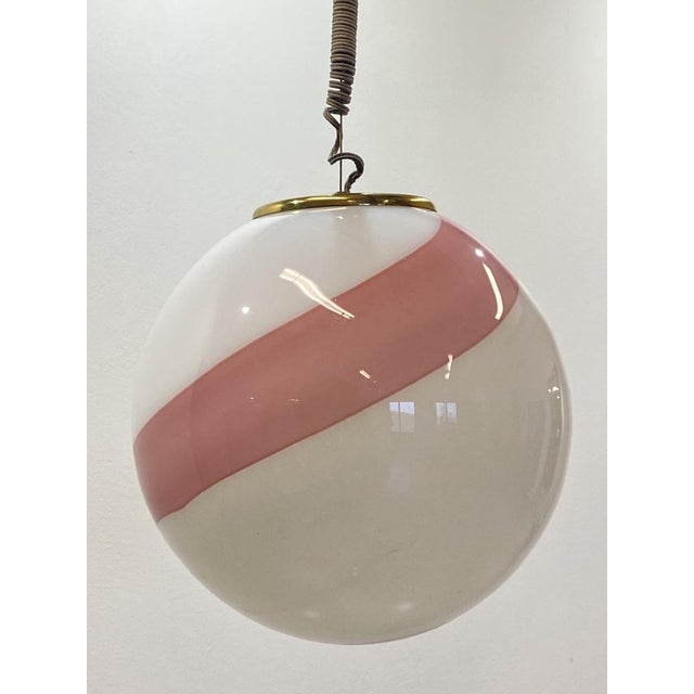 Mid-Century Modern Murano Glass Chandelier, 1970s For Sale - Image 3 of 14